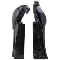 Bronze Patina Bookend Perroquet (Set of 2)