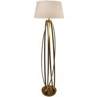 Brisa Antique Brass Floor Lamp