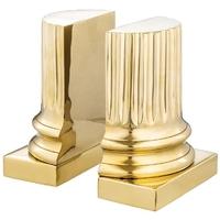 Brass Bookend Pillar (Set of 2)