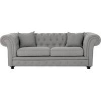 Branagh 2 Seater Chesterfield Sofa, Pearl Grey