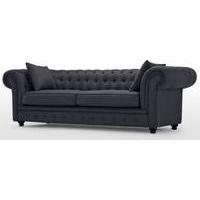 Branagh 3 Seater Chesterfield Sofa, Anthracite Grey