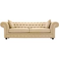 Branagh 3 Seater Chesterfield Sofa, Barley Beige