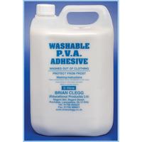 Brian Clegg Washable PVA Glue (Blue Label) 5 Litre