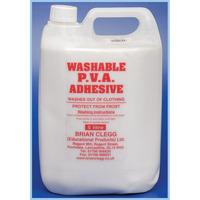 Brian Clegg Washable PVA Glue (Red Label) 5 Litre