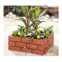 Brick-effect Garden Border, Set of 12 SAVE £15, Polypropylene