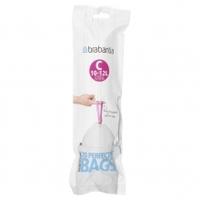 Brabantia Bin Liners Smart Fix Bin Liners, White, 12 Litre (C)