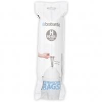 brabantia bin liners smart fix bin liners white 50 litre h