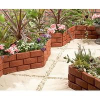 Brick-effect Garden Border, Set of 8 SAVE £8