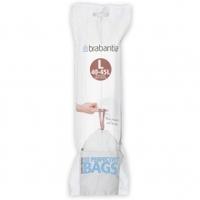 Brabantia Bin Liners Smart Fix Bin Liners, White, 45 Litre (L)