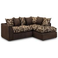 brady corner sofa gloucester brown left hand