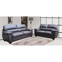 bristol 32 bonded leather sofa set