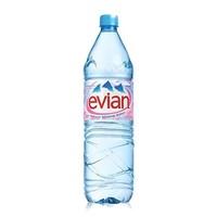 Brand New. Evian Natural Mineral Water Bottle Plastic 1.5 Litre Ref 01110 [Pack 12]