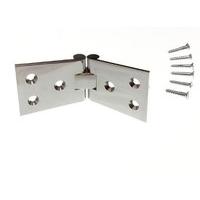 brass counter flap hinge chromed brass 1 14 in x 4 in with screws 10 p ...