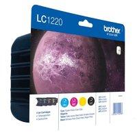 brother lc1220 colour value pack ink cartridges blister