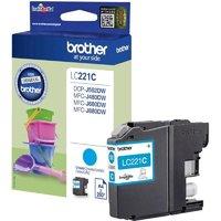 brother standard yield cyan ink cartridge lc221c