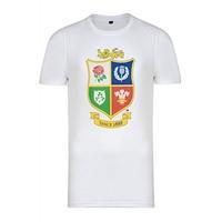 British & Irish Lions Logo Tee - White -Large