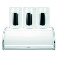 brabantia roll top bread bin white