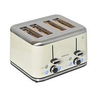 brabantia bbek1031 a 4 slice toaster 1800 w almondbrushed stainless st ...