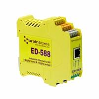 Brainboxes RS485 Ethernet to 8 Digital Inputs/Outputs Adapter