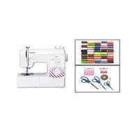 Brother LX17 Mechanical Sewing Machine for Beginners With Gold Pack Sewing Kit