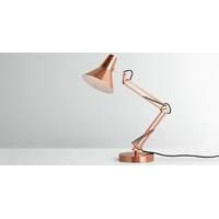 Bronx Table Lamp, Brushed Copper