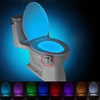 BRELONG Motion Activated Toilet Nightlight LED Toilet Light Bathroom Washroom