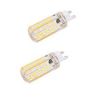 BRELONG Dimmable G9/E27 4W 80 SMD 5730 400 LM Warm White / Cool White LED Bulb(110V/220V) 2pcs