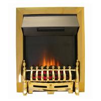Brass Blenheim Electric Inset Electric Fire, From Axon