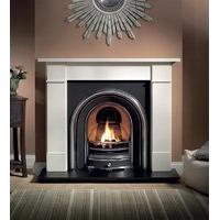 brompton agean limestone fireplace package with jubilee cast