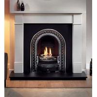 brompton agean limestone fireplace package with regal cast