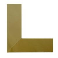 Brass 16" x 22" Solid Fuel Trim With 2" Return