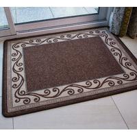 Brown Traditional Non Slip Mats