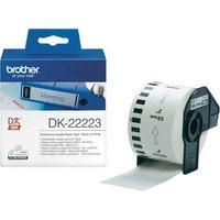 Brother DK22223 Original Continuous Paper Tape (50mm x 30.48m) Black on White