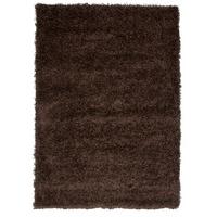 Brown Soft Shaggy Rug - Vancouver 110x160