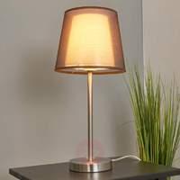 Brown fabric table lamp Weni