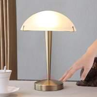 Brass-coloured table lamp Viola