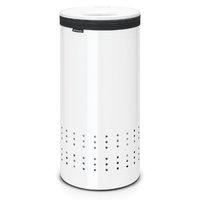 brabantia 30 litre laundry bin in white with laundry bag