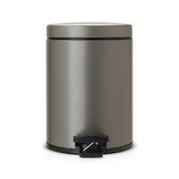 Brabantia Pedal Bin 5L Platinum