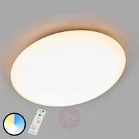 Bright dimmable LED ceiling lamp Teo, remote
