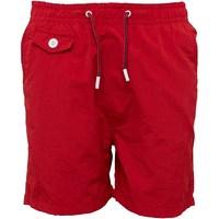 Brave Soul Junior Boys Shore Swim Shorts Red