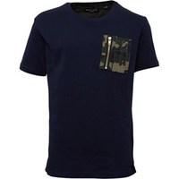 brave soul junior boys taylor t shirt navy