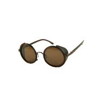 Brown Round Steampunk Sunglasses