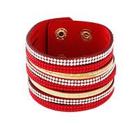 Bracelet Tennis Bracelet Alloy Circle Fashion Wedding Jewelry Gift Black / White / Red / Blue / Brown / Gray, 1pc