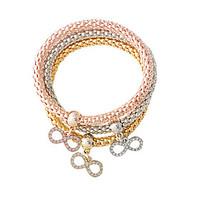 Bracelet Charm Bracelet Alloy Bowknot Adorable Jewelry Gift Gold / Silver / Rose Gold, 1set