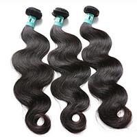 Brazilian Virgin Hair Body Wave 3 Bundles Total 300g Unprocessed Virgin Human Hair Weave Extensions