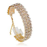 bracelet tennis bracelet alloy circle fashion wedding jewelry gift gol ...
