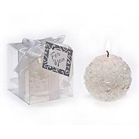 Bridesmaids / Bachelorette - Rose Ball Candle Home Décor Wedding Favors 5.3 x 5.3 x 5.3 cm/box