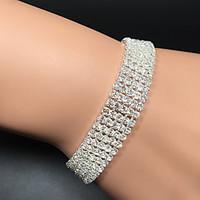 Bracelet Tennis Bracelet Alloy Rhinestone Others Fashion Initial Jewelry Wedding Party Special Occasion Anniversary Engagement Valentine