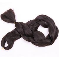 brown box braids jumbo hair extensions 24inch kanekalon 3 strand 80 10 ...