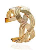 bracelet cuff bracelet alloy tube fashion jewelry gift gold silver 1pc